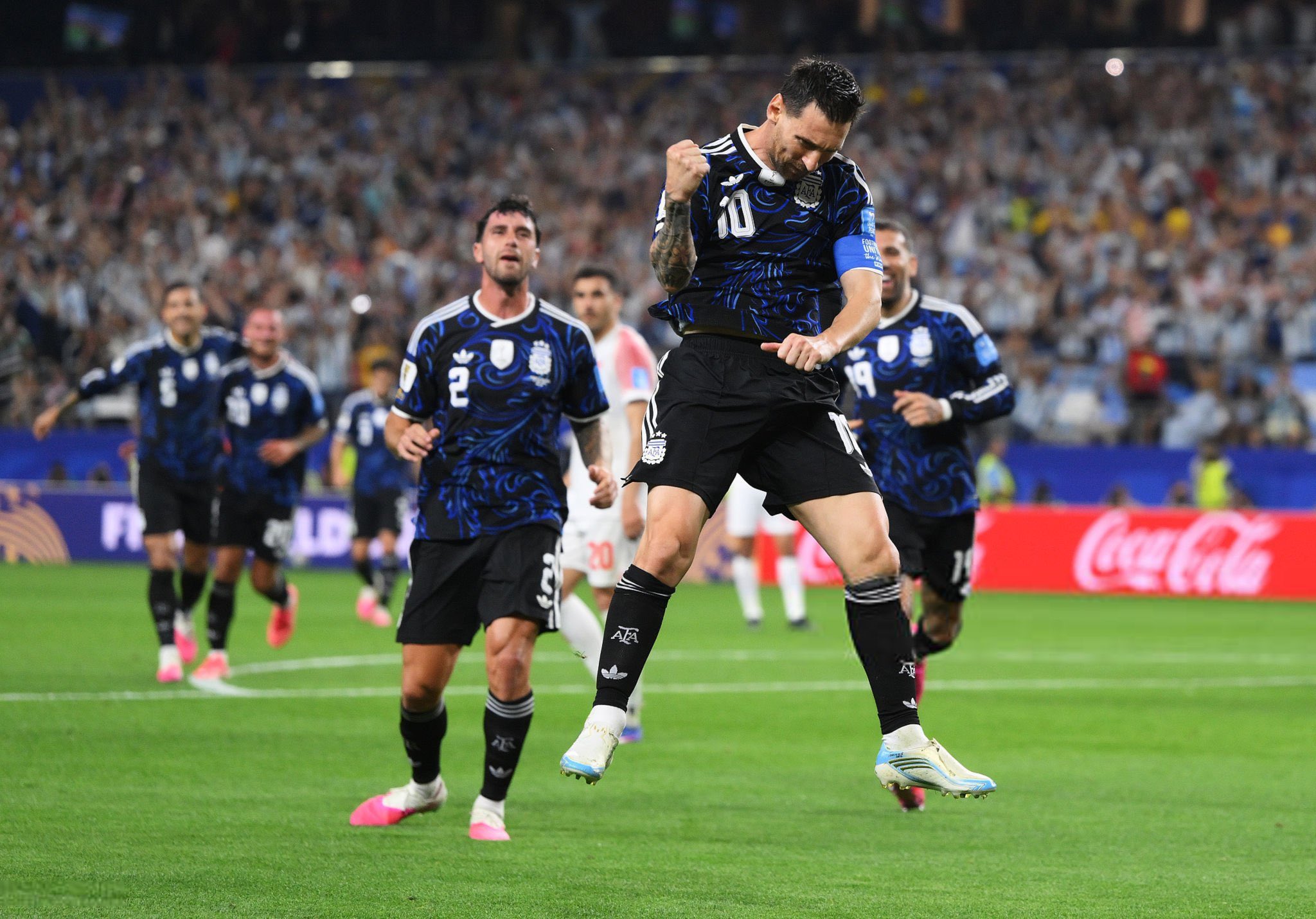 Messi faz história diante da Jordânia e torna-se o primeiro jogador a marcar em 7 jogos consecutivos de Mundial